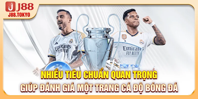 Nhiều tiêu chuẩn quan trọng giúp đánh giá một trang cá độ bóng đá